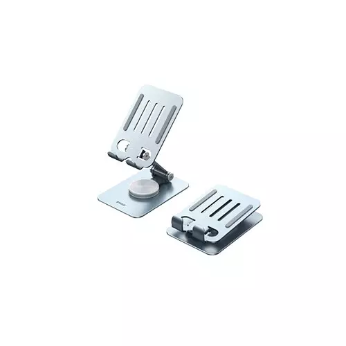 BWOO BO-ZJ144 Adjustable 360  Rotation Base Phone Stand (Silver) - 2