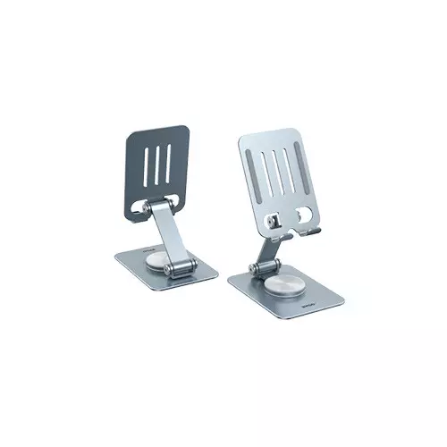 BWOO BO-ZJ144 Adjustable 360  Rotation Base Phone Stand (Silver) - 3