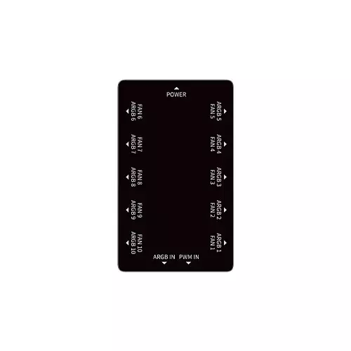 Ocypus Delta EH10 PRO 10 x 4-Pin PWM Fans ARGB Convertor - 2