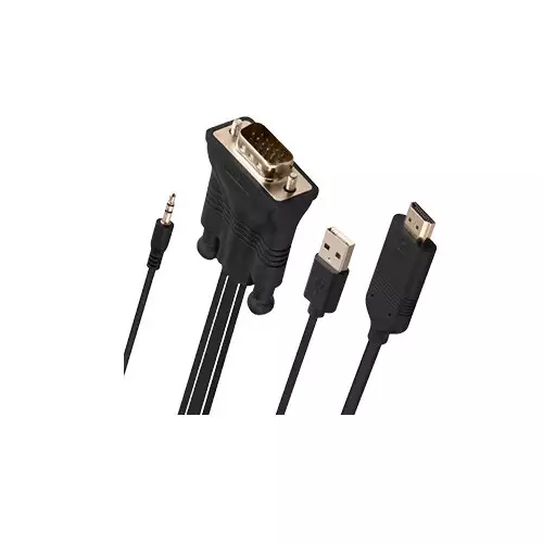 Onten OTN-5152 VGA to HDMI Adapter with Audio - 1