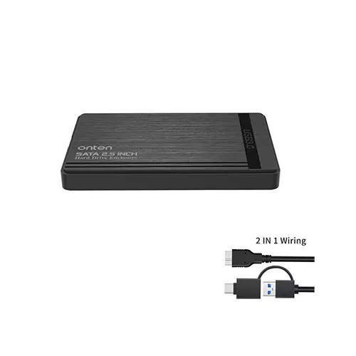 Onten OTN-UHD1 2.5 Inch SATA HDD/SSD Enclosure - 1