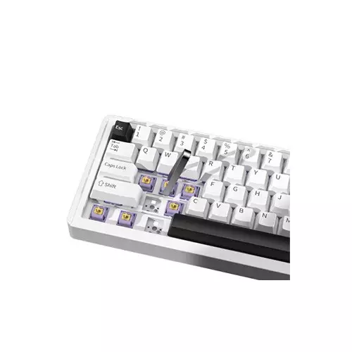 FURYCUBE E68 Tri-Mode Wireless Mechanical Keyboard (Lemon Grapes Switch) - 1