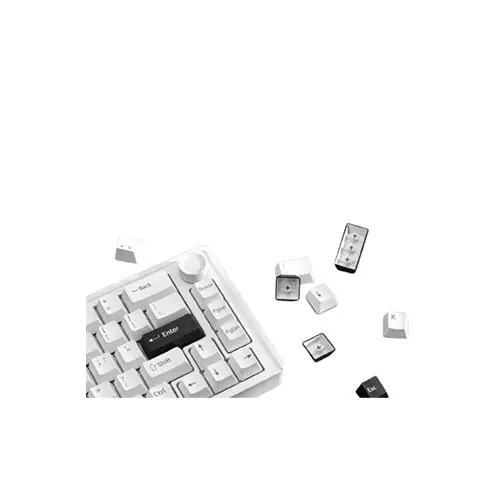 FURYCUBE E68 Tri-Mode Wireless Mechanical Keyboard (Lemon Grapes Switch) - 2