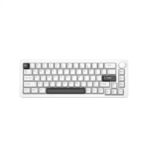 FURYCUBE V68 Tri-Mode Aluminum Alloy Mechanical Keyboard-White