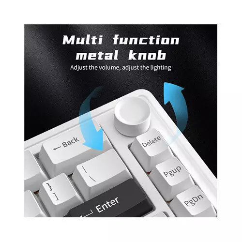 Furycube E68 Pro Hot Swappable Tri-Mode Wireless Mechanical Keyboard - 3