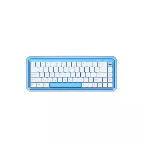 Durgod S230 Kailh Choc V2 Red Switch  Dual-Mode Mechanical Keyboard (Aegean)