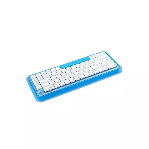 Durgod S230 Kailh Choc V2 Red Switch  Dual-Mode Mechanical Keyboard (Aegean) - 1