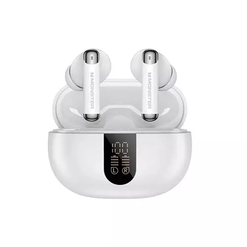 Monster N-Lite 211 TWS Bluetooth Earbuds (White)