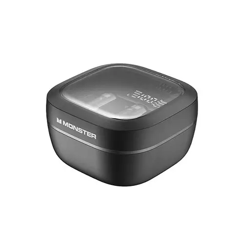 Monster N-Lite 212 TWS Bluetooth Earbuds (Black) - 1