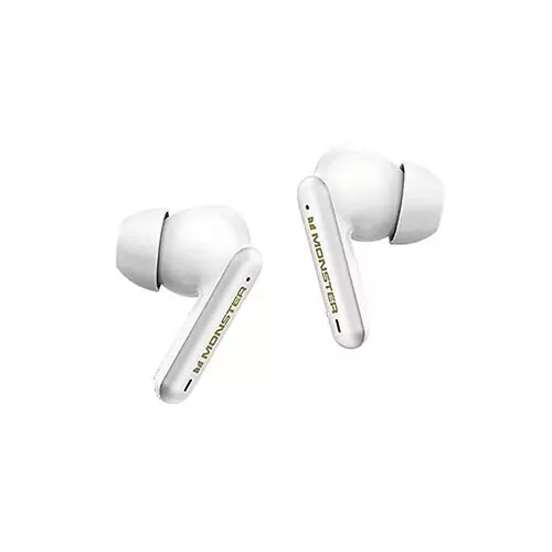 Monster TH300 TWS Bluetooth Earbuds (White) - 1