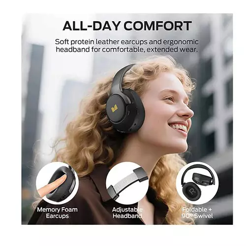 Monster Persona 5th ANC Bluetooth Over-Ear Headphone (Black) - 1