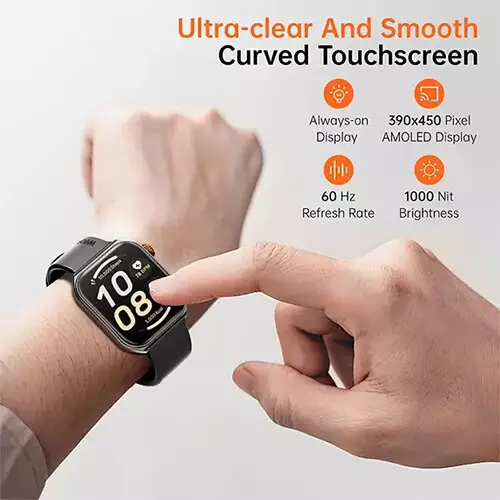 Weofly Edge 2 1.85 Inch AMOLED Outdoor Sports & Fitness Smartwatch - 2
