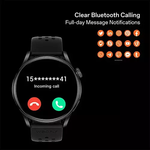 Weofly Curve 2 1.43 Inch AMOLED Display Bluetooth Calling Smartwatch - 4