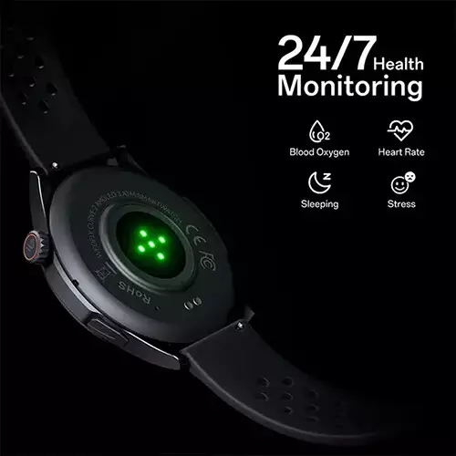 Weofly Curve 2 1.43 Inch AMOLED Display Bluetooth Calling Smartwatch (Silver) - 3