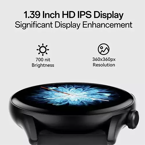 Weofly Spirit 2 1.39 Inch HD Display Bluetooth Calling Smartwatch (Silver) - 1