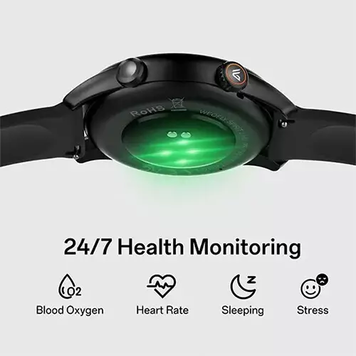 Weofly Spirit 2 1.39 Inch HD Display Bluetooth Calling Smartwatch (Gold) - 3