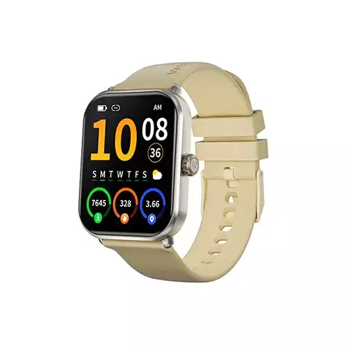 Weofly Active 2 1.85 Inch HD Display Bluetooth Calling Smartwatch (Gold)