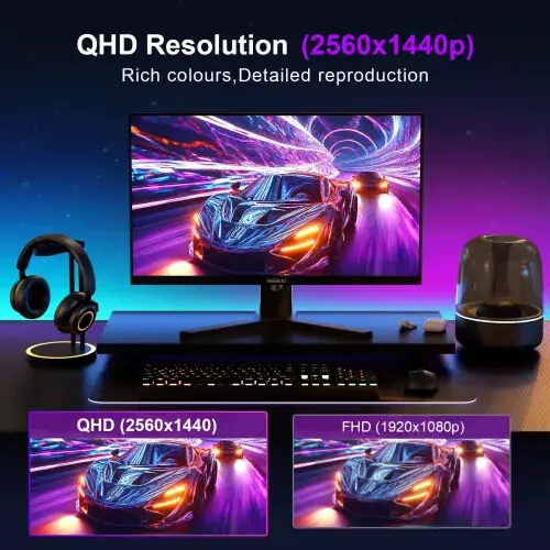 GEESUU BlazeWheel MG270L2Q 27 Inch 200Hz 2K QHD Gaming Monitor - 2