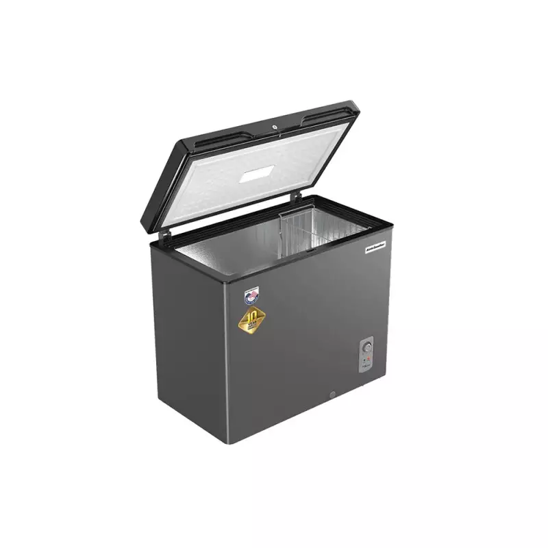 Kelvinator KCCF-225DFG 225 Litre Glass Door Deep Freezer (Dark Gray) - 1