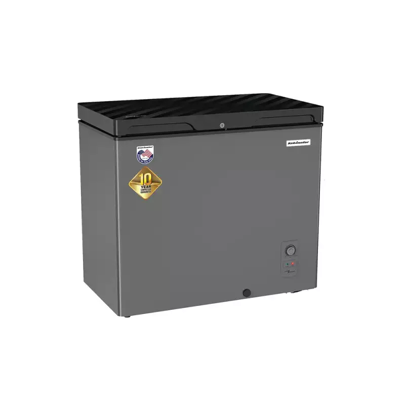 Kelvinator KCCF-225DFG 225 Litre Glass Door Deep Freezer (Dark Gray) - 2