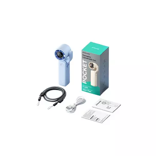 Aecooly Air Gimbal Pro 4500mAh Portable Handheld Fan Blue - 5